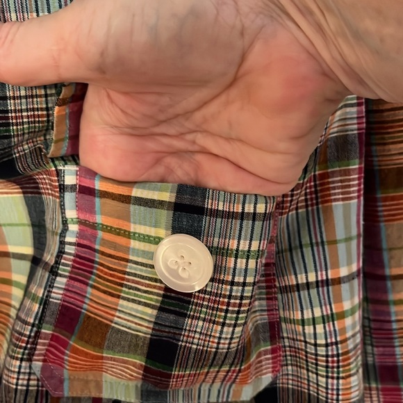 Talbots madras plaid cotton jacket - Picture 3 of 7